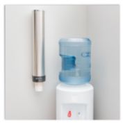 Picture of San Jamar® Large Water Cup Dispenser w/Removable Cap, Wall Mounted, Stainless Steel