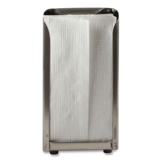 Picture of San Jamar® Tabletop Napkin Dispenser, Tall Fold, 3 3/4 x 4 x 7 1/2, Capacity: 150, Chrome