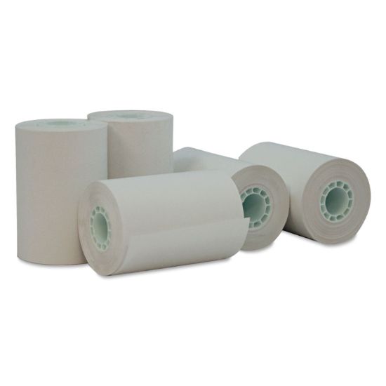 Picture of Universal® Single-Ply Thermal Paper Rolls, 2 1/4" x 55 ft, White, 50/Carton