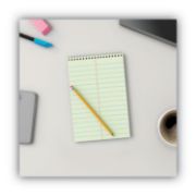 Picture of Universal® Steno Book, Pitman Rule, 6 x 9, Green, 60 Sheets