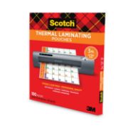 Picture of Scotch™ Letter Size Thermal Laminating Pouches, 3 mil, 11 1/2 x 9, 100 per Pack