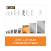 Picture of Scotch™ Letter Size Thermal Laminating Pouches, 3 mil, 11 1/2 x 9, 100 per Pack