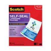 Picture of Scotch™ Self-Sealing Laminating Pouches, 9.5 mil, 9 3/10 x 11 4/5, 25/Pack
