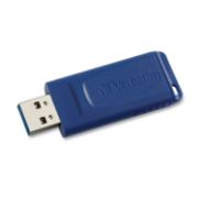 Picture of Verbatim® Classic USB 2.0 Flash Drive, 16 GB, Blue, 5/Pack