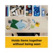 Picture of Scotch® 665 Double-Sided Permanent Tape with C40 Dispenser, 1/2" x 900", Clear, 6/Pack