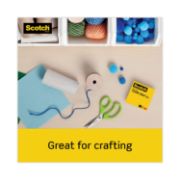 Picture of Scotch® 665 Double-Sided Tape, 1/2" x 900", 1" Core, Clear, 2/Pack