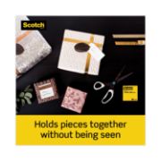 Picture of Scotch® Double-Sided Tape, 3/4" x 1296", 3" Core, Transparent, 2/Pack