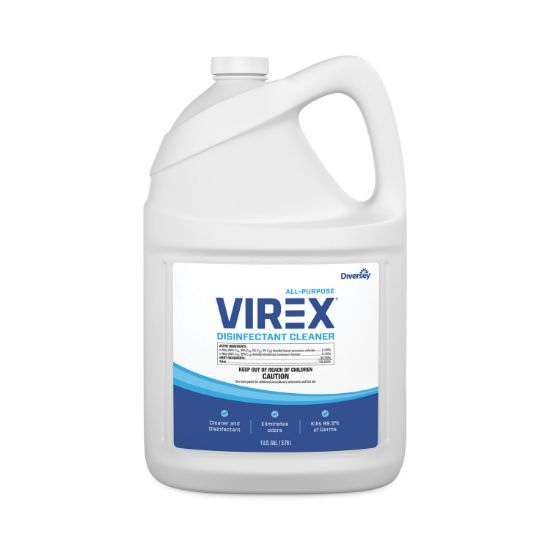 Picture of VIREX ALL-PURPOSE DISINFECTANT CLEANER, LEMON SCENT, 1 GAL CONTAINER, 2/CARTON