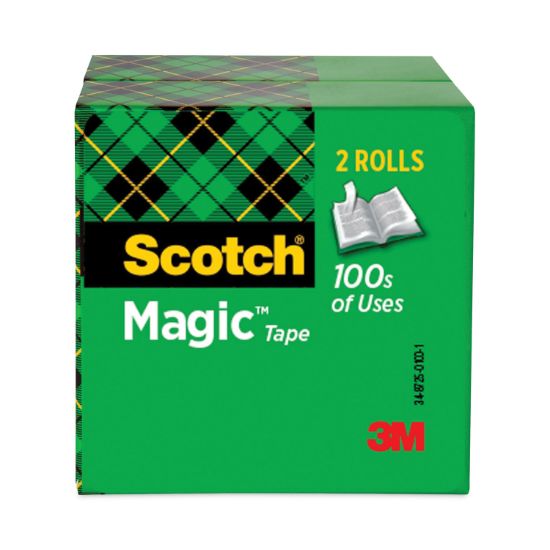 Picture of Scotch® Magic Tape, 3/4" x 2592", 3" Core, 2/Pack