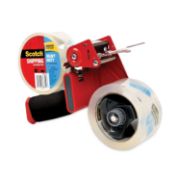 Picture of Scotch® Packaging Tape Dispenser with Two Rolls of Tape, 1.88" x 54.6yds