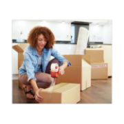 Picture of Scotch® Tough Grip Moving Packaging Tape, 1.88" x 54.6 yds, With Dispenser