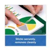 Picture of Scotch® Wall-Safe Tape with Dispenser, 1" Core, 0.75" x 54.17 ft, Clear