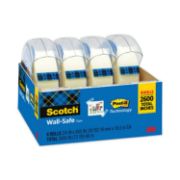 Picture of Scotch® Wall-Safe Tape with Dispenser, 1" Core, 0.75" x 54.17 ft, Clear