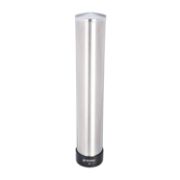 Picture of San Jamar® Large Water Cup Dispenser w/Removable Cap, Wall Mounted, Stainless Steel