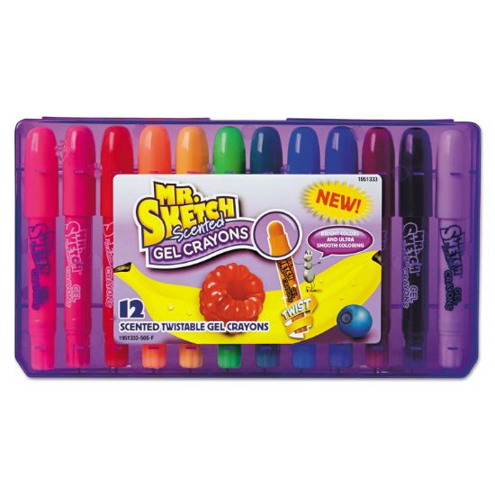 Picture of Scented Gel Crayons 12/Pkg Assorted