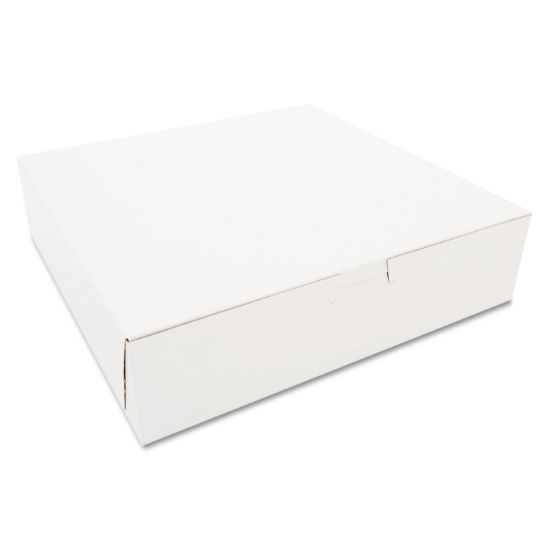 Picture of SCT® Tuck-Top Bakery Boxes, 10w x 10d x 2 1/2h, White, 250/Carton
