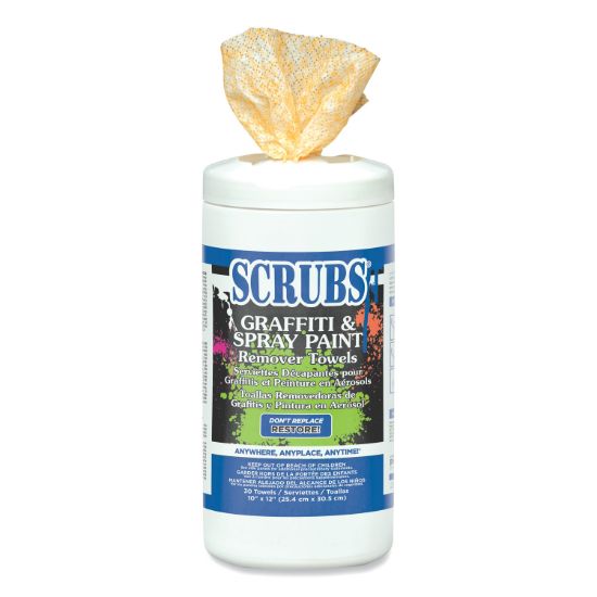 Picture of SCRUBS® Graffiti & Spray Paint Remover Towels