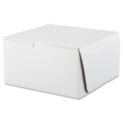 Picture of SCT® Tuck-Top Bakery Boxes, 10w x 10d x 5 1/2h, White, 100/Carton