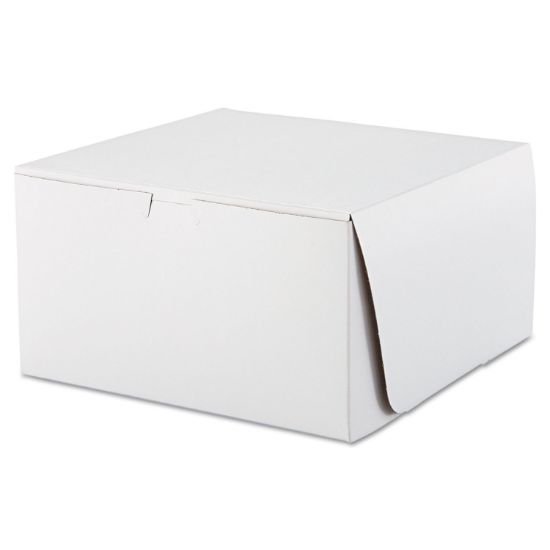 Picture of SCT® Tuck-Top Bakery Boxes, 10w x 10d x 5 1/2h, White, 100/Carton