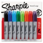 Picture of Sharpie Chisel Tip Permanent Markers 8/Pkg Assorted Colors