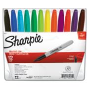 Picture of Sharpie Fine Point Permanent Markers 12/Pkg Assorted Colors