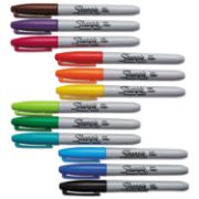 Picture of Sharpie Fine Point Permanent Markers 12/Pkg Assorted Colors