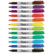 Picture of Sharpie Fine Point Permanent Markers 12/Pkg Assorted Colors